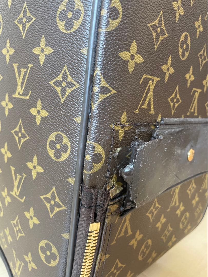 ルイヴィトン　ペガス65 キャリーケース　ビンテージ　モノグラム　オブジェ