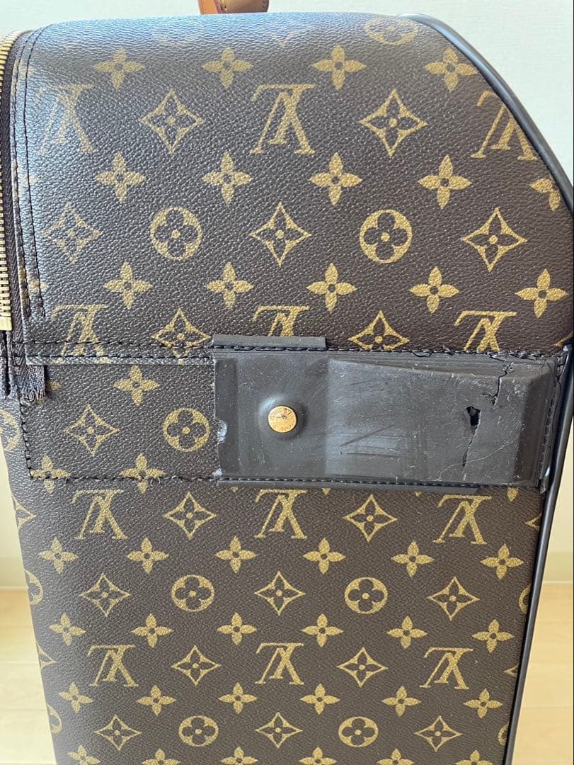 ルイヴィトン　ペガス65 キャリーケース　ビンテージ　モノグラム　オブジェ