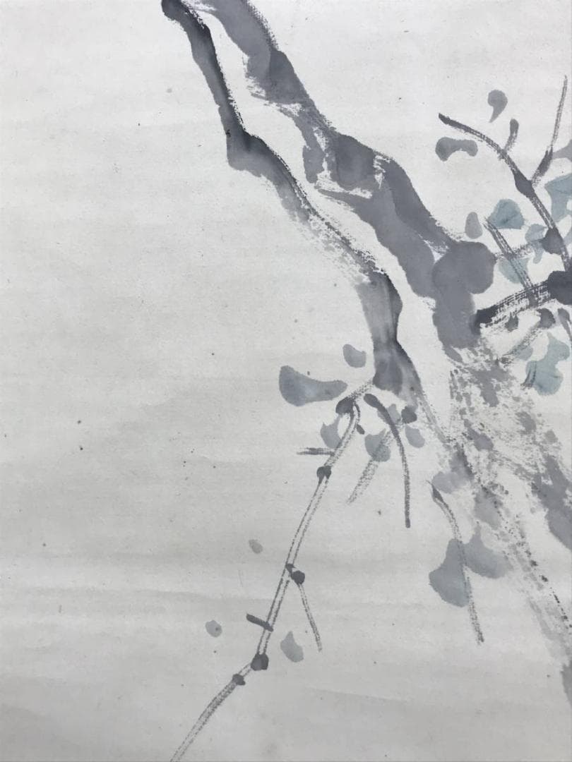 【真作】石井金陵/柘榴に小禽図/花鳥図/小鳥図/掛軸☆宝船☆AD-451