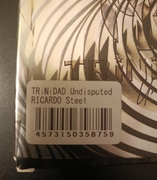 【直筆サイン入り】TRiNiDAD RICARDO 浅田斉吾モデル スティール