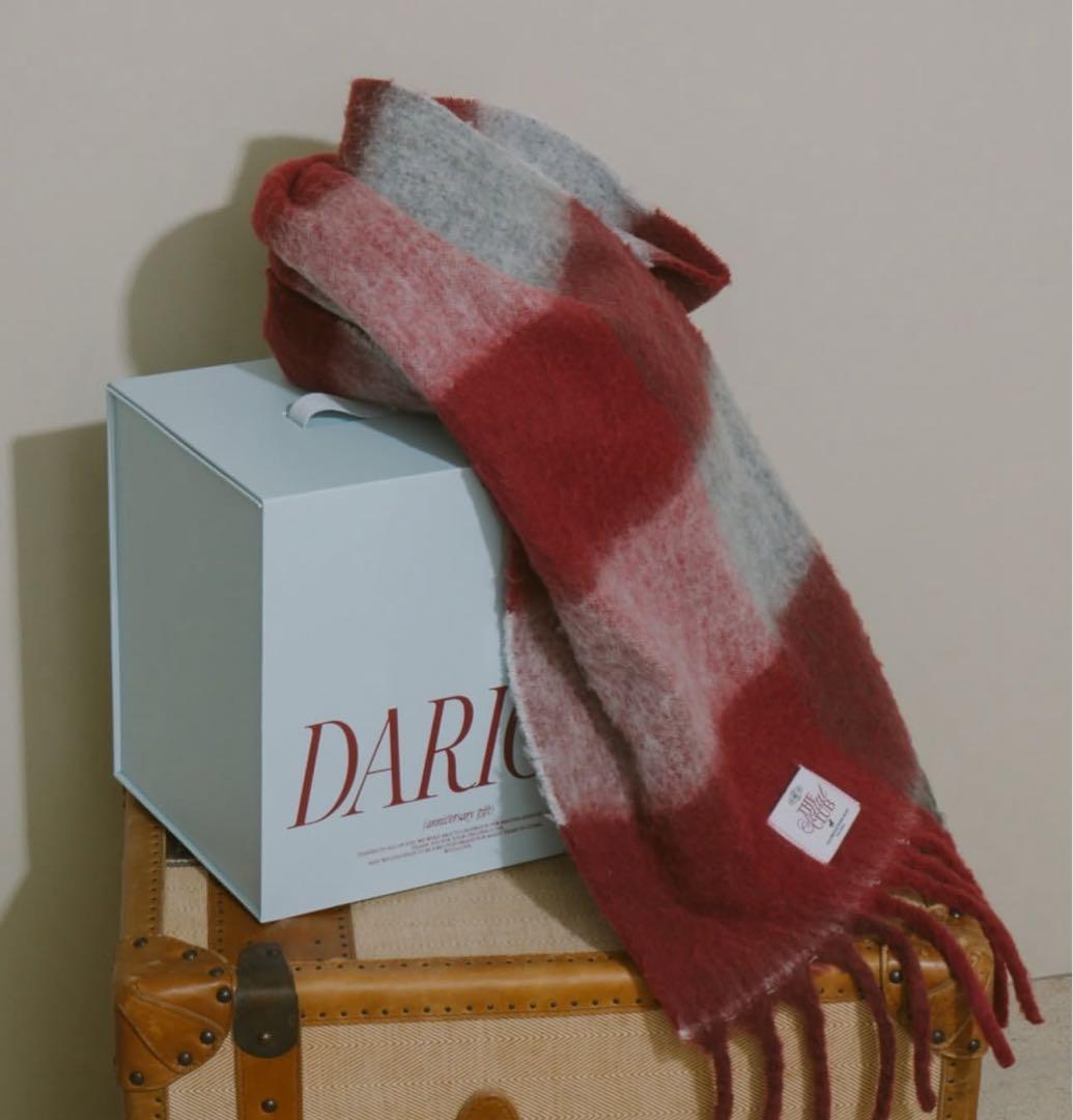 Darichノベルティ チェックボリュームマフラー