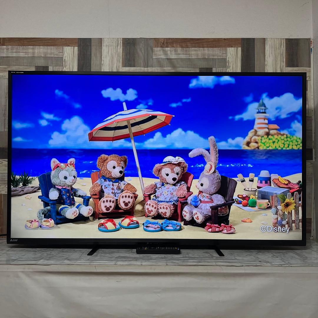 即日受渡❣️全国送料込省エネ三菱65V型地デジBS.CS液晶テレビ外付HDD対応