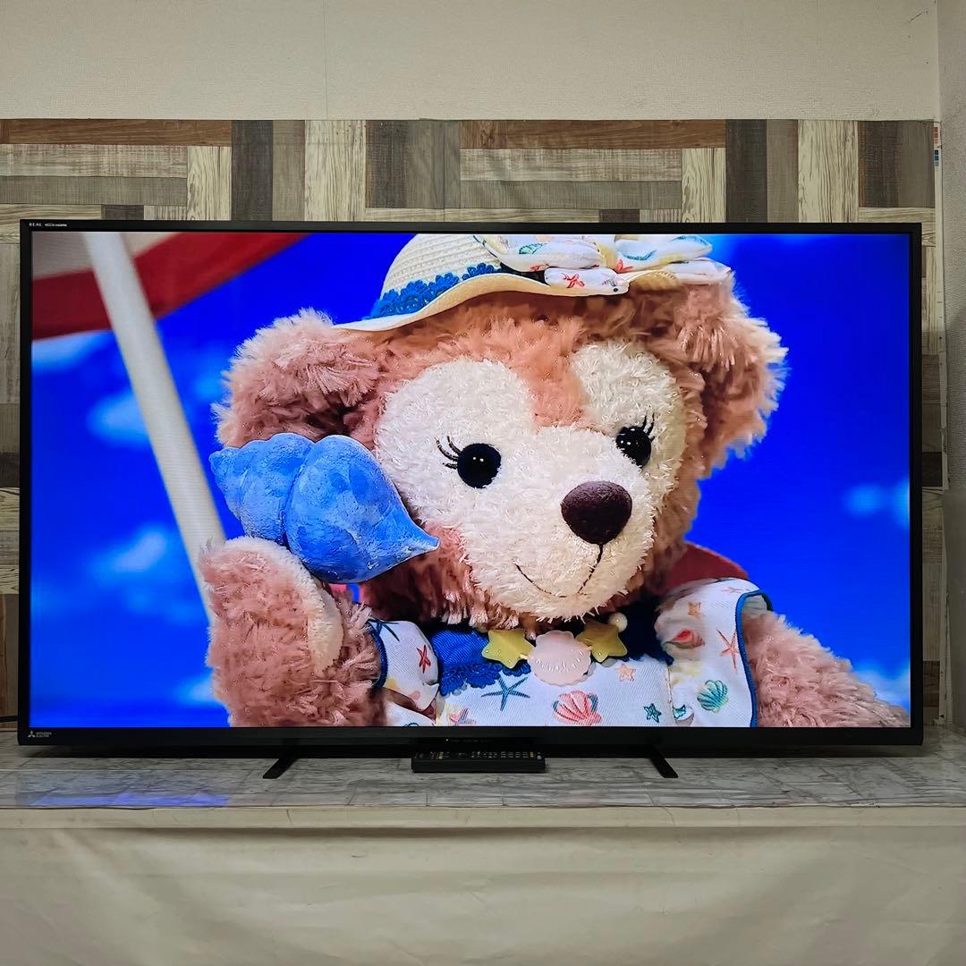 即日受渡❣️全国送料込省エネ三菱65V型地デジBS.CS液晶テレビ外付HDD対応