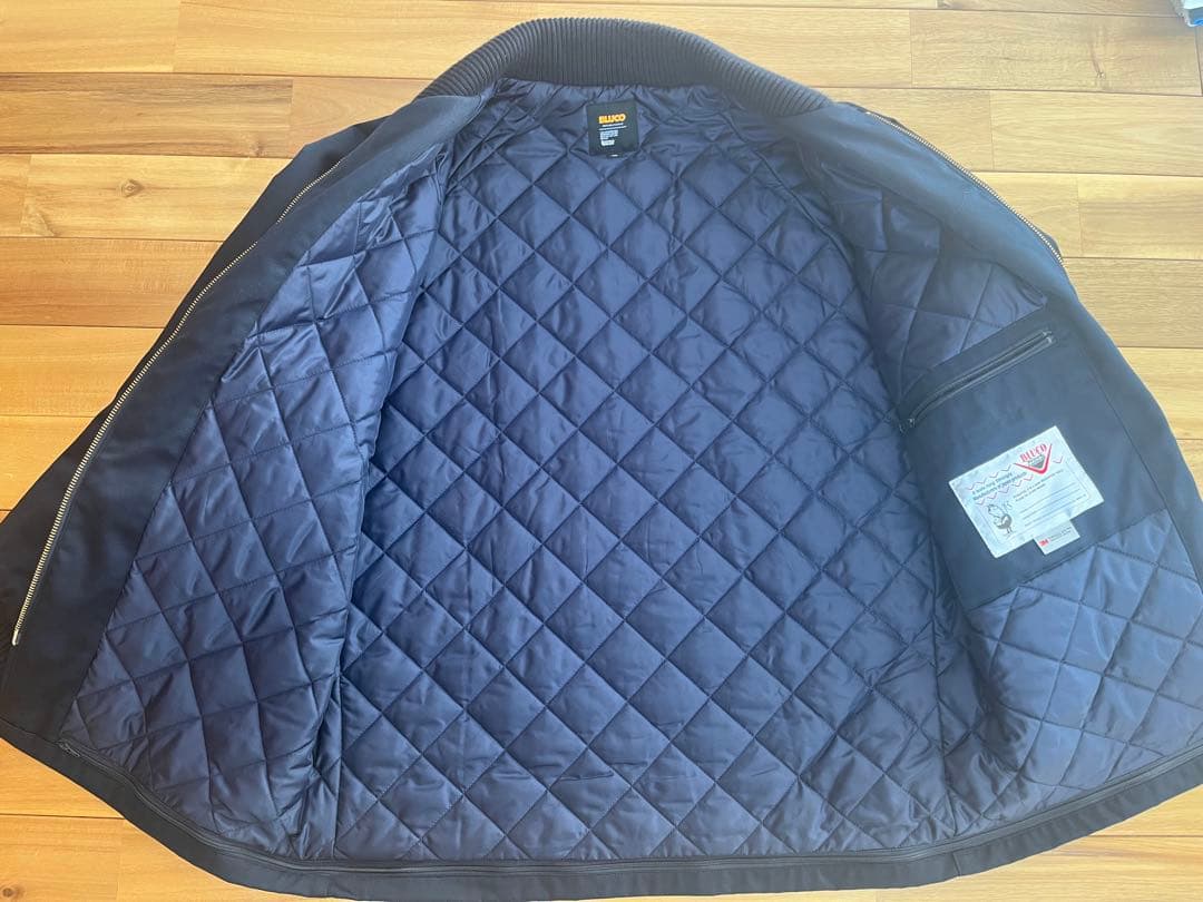 BLUCO WINTER WORK COAT ネイビー キルティングジャケット