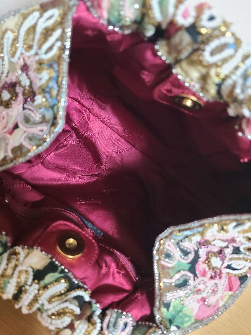 LUMY はしもと ルミー 皇室御用達 ビーズバッグ パーティーバッグ