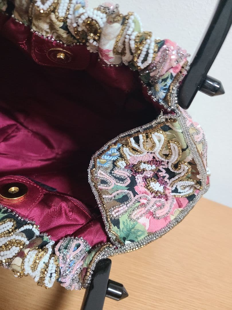 LUMY はしもと ルミー 皇室御用達 ビーズバッグ パーティーバッグ