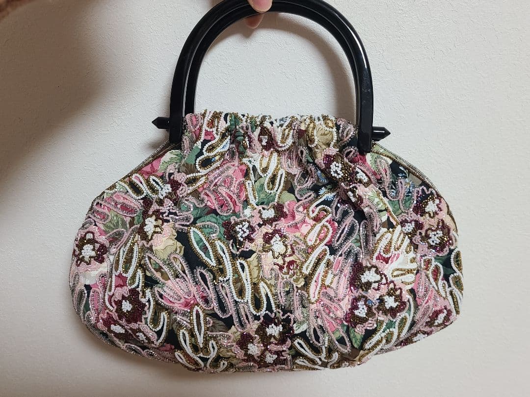 LUMY はしもと ルミー 皇室御用達 ビーズバッグ パーティーバッグ