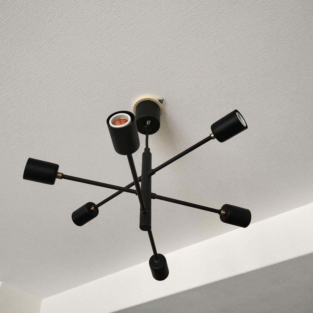 ニトリブラックペンダントライト セイス 6灯