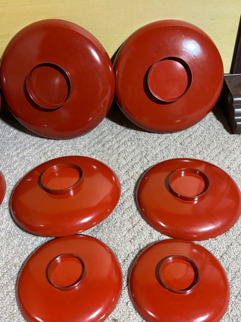 明治時代 金蒔絵 朱塗 祝議用 大盃 金彩絵図 漆器 骨董品 蔵出し 時代物