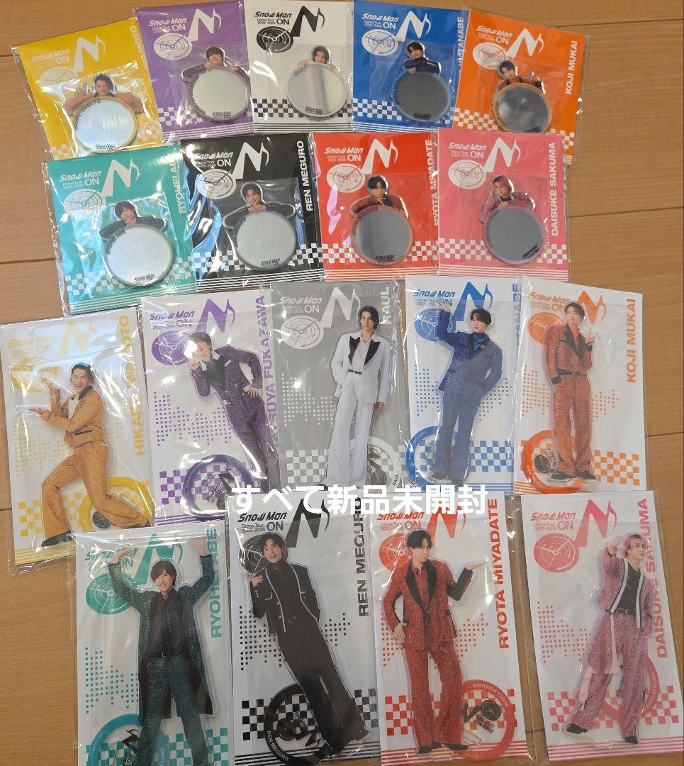 【新品未開封】コンプセット　 Man　on アクスタ　ミラーステッカー