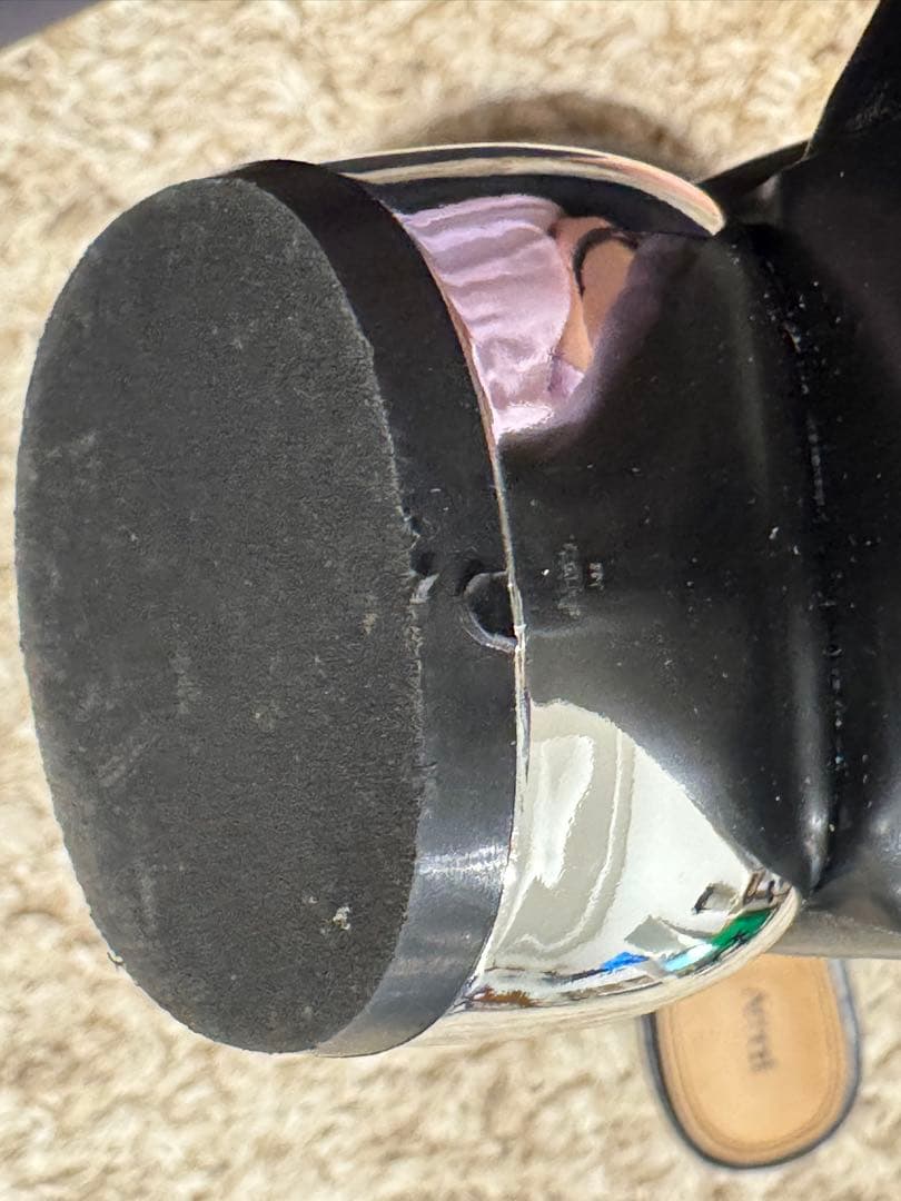 靴 amerivintage OVAL MOTIF VOLUME MULE L