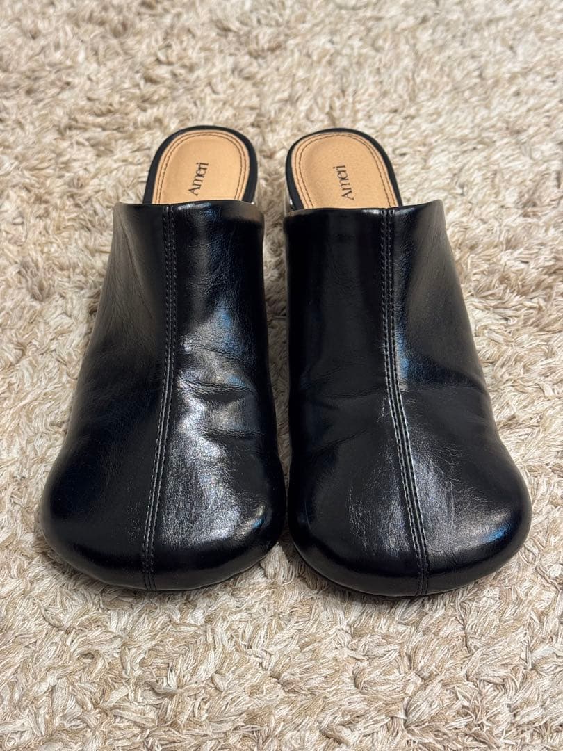 靴 amerivintage OVAL MOTIF VOLUME MULE L