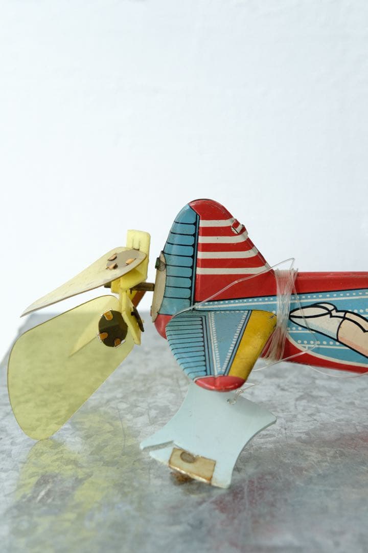 DAITO 宇宙エース ブリキ プロペラ機 当時物 タツノコプロダクション