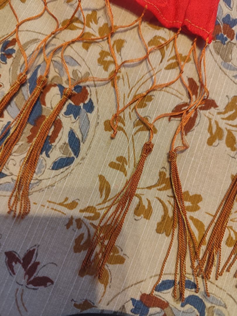 七五三　着物　筥迫セット　　7歳　女の子　絞り柄　袋帯