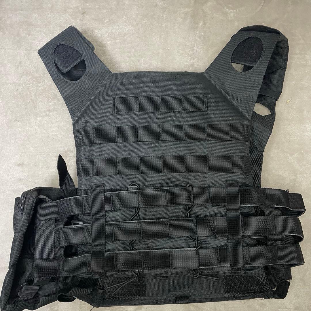 JPC プレートキャリア&ファーストラインセット　サバゲー黒装備