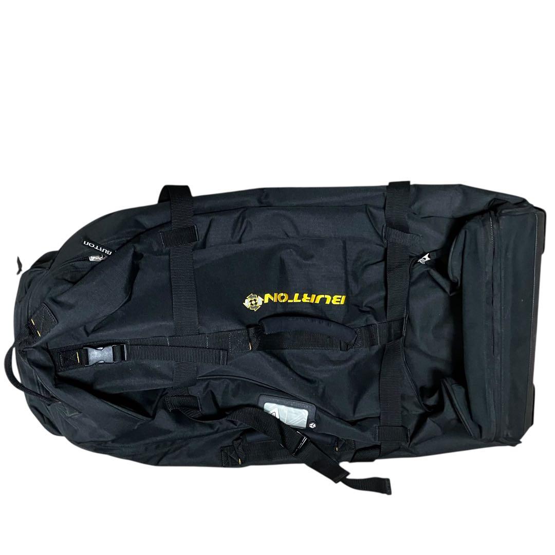 【BURTON】スノーボード キャスター付きバッグ 大容量 ブラック
