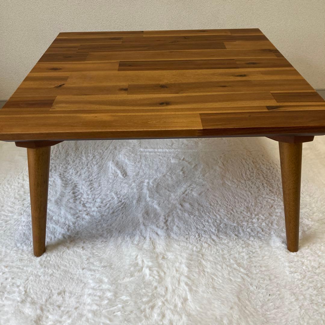 天然木製 こたつ ローテーブル