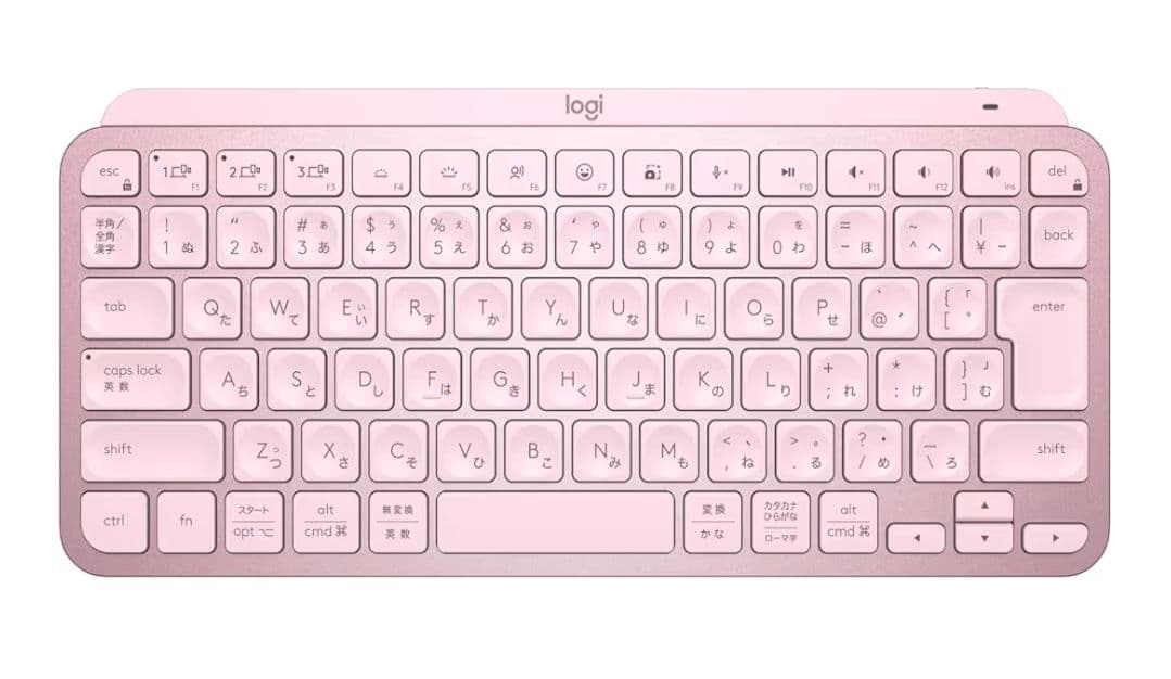 【１回試用、ほぼ新品】ロジクール MX KEYS MINI ピンク