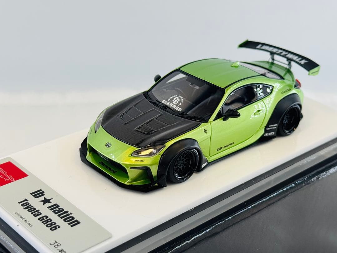 EIDOLON 1/43 LB Nation GR86 パールグリーン