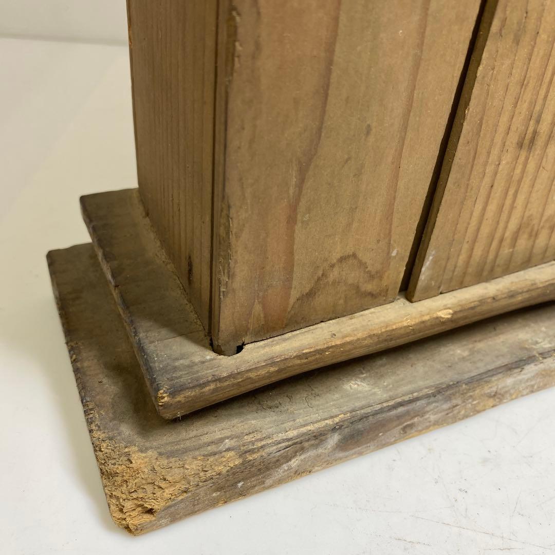 江戸初期　木彫　阿弥陀仏　厨子入　東さ7-1124②