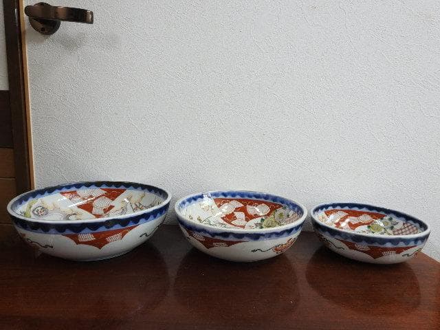 伊万里　三重鉢　江戸時代　M942