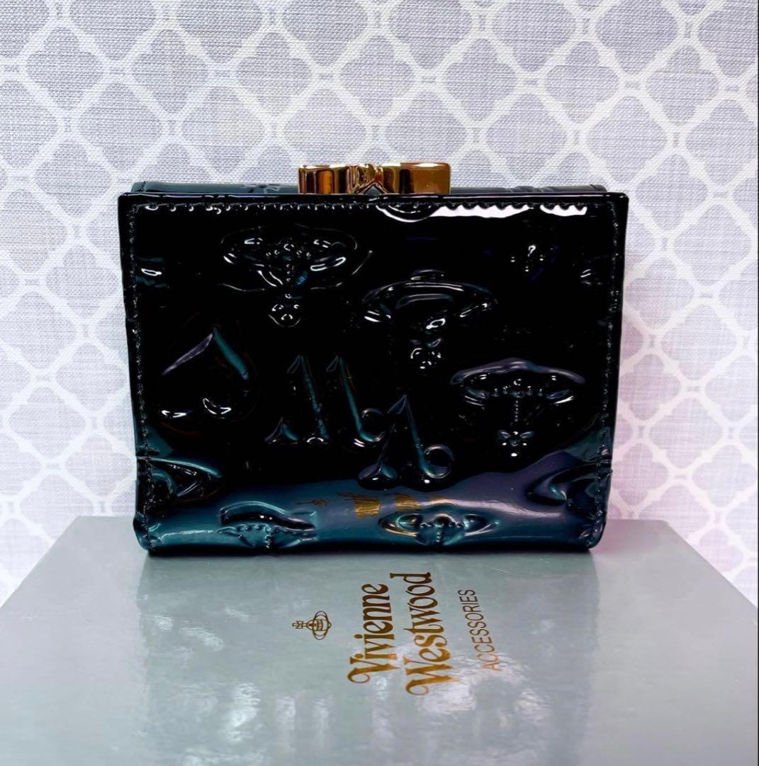 【大人気♡ショッパー付】新品 Vivienne Westwoodエナメル黒