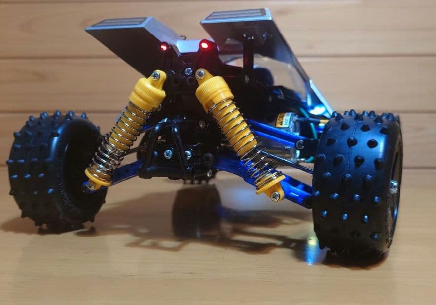 タミヤ電動RCカーNo.158サンダードラゴンLEDライト付プロポ…完成品セット