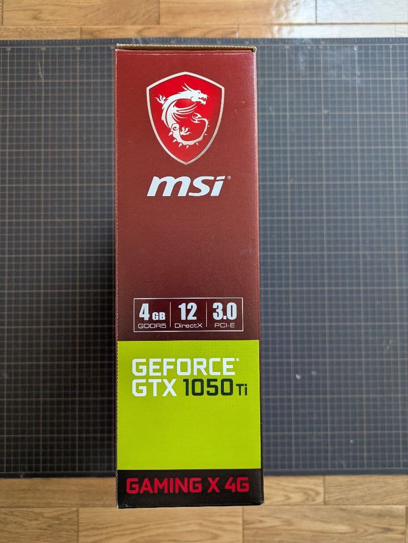 グラフィックボード・グラボ・ビデオカード MSI GeForce GTX 1050 Ti Gaming X 4GB