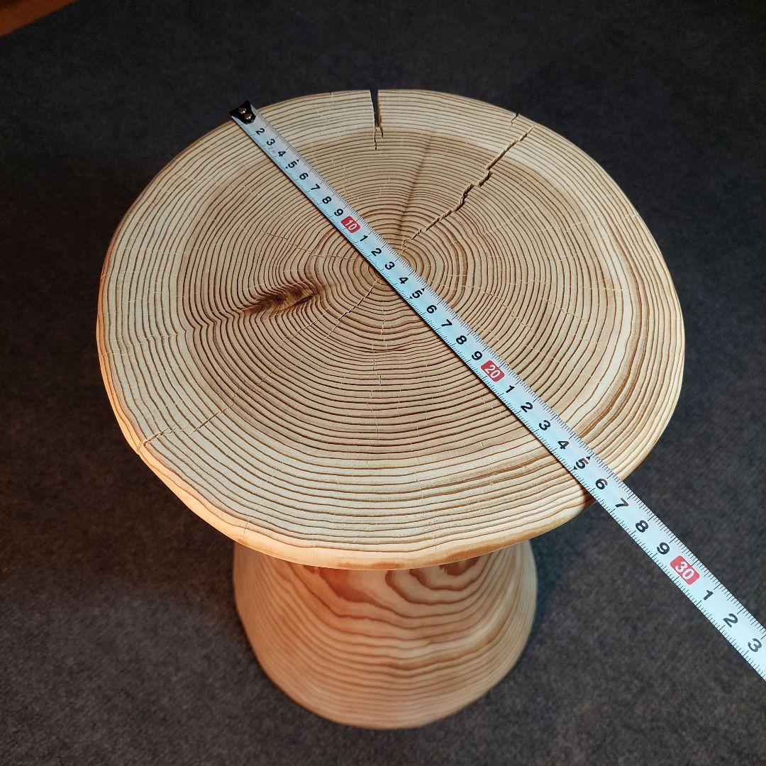 杉 切り株 丸太 椅子 スツール 高さ約39㎝ 12600円