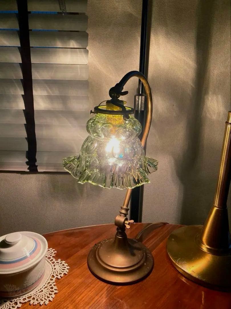 フェントン　1930年　（迷宮）　ランプシェード　オパールセント　アンティーク