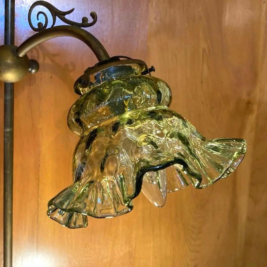 フェントン　1930年　（迷宮）　ランプシェード　オパールセント　アンティーク