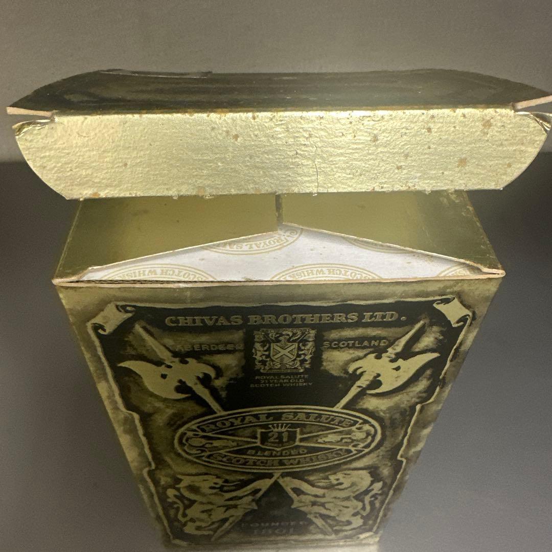 【未開栓】シーバスブラザーズ ロイヤルサルート21年 スコッチウイスキー緑容器