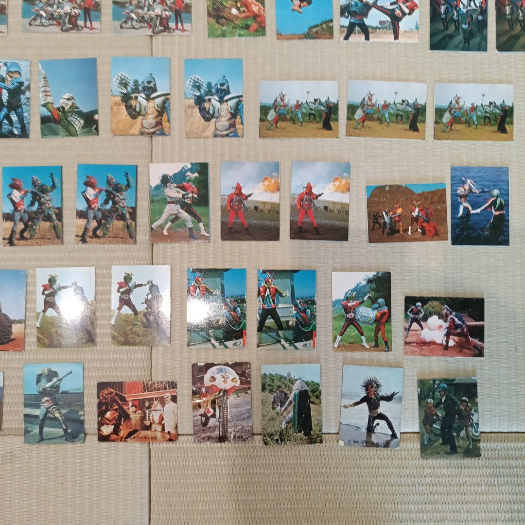 仮面ライダー 特撮トレーディングカード 約69枚とファイルセット