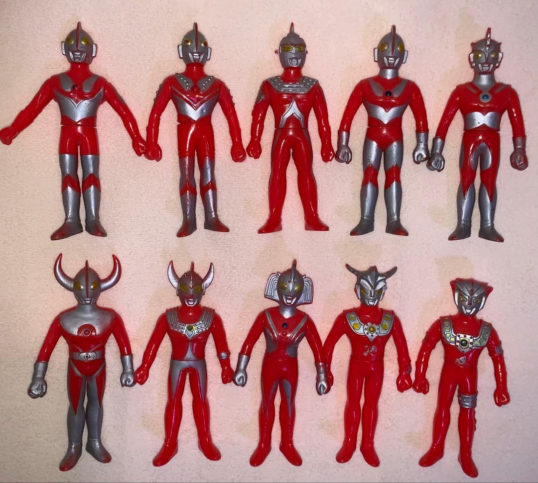 ポピー ウルトラマンミニソフビ 10体セット 当時物 フィギュア