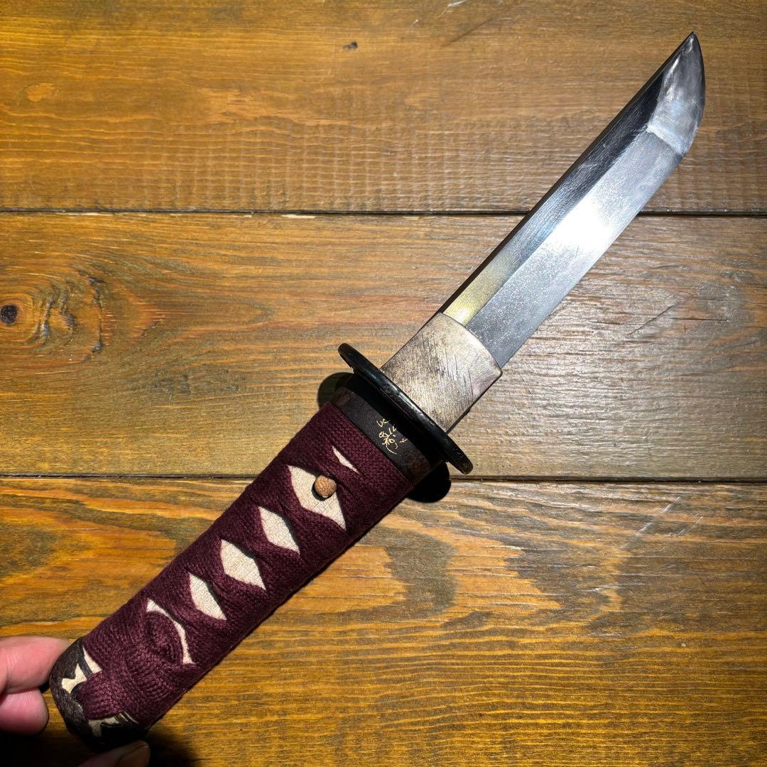 日本刀残欠クラフトナイフNo.90 長光作 半太刀拵