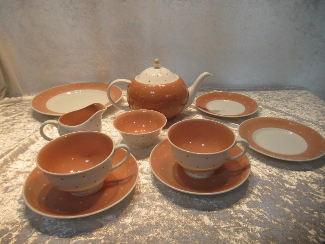 スージークーパー　レイズドスポット　ピンク　Tea for Two　刻印あり