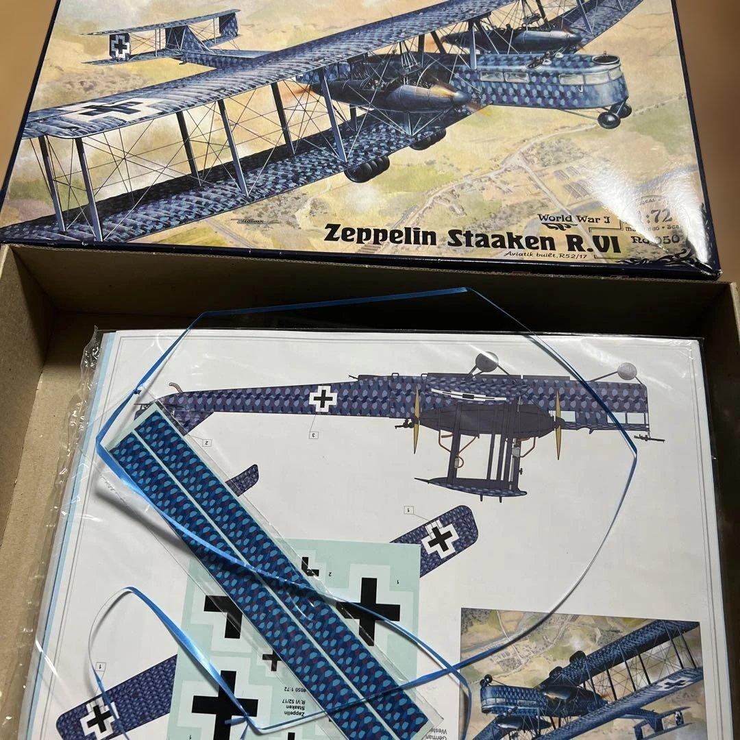 未組立プラモデルRODEN製 ツェッペリンStaaken R.VI 1/72