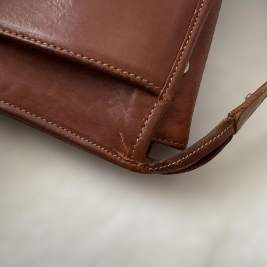 レア✨IL BISONTE イルビゾンテ　ビジネスバッグ 本革 ブラウン