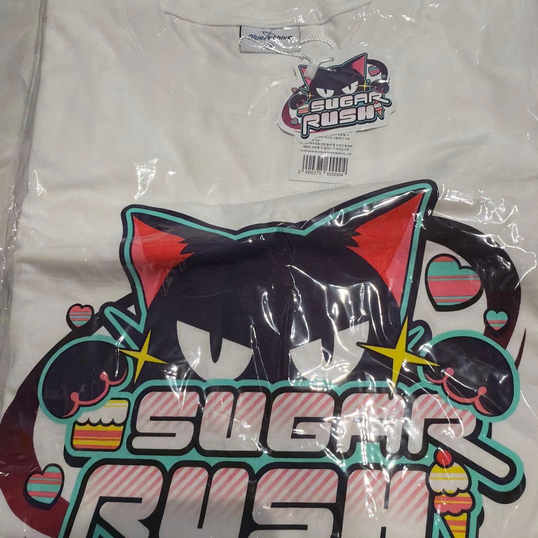 ブルーアーカイブ ブルアカ 韓国公式 SUGAR RUSH シャツ 2XL
