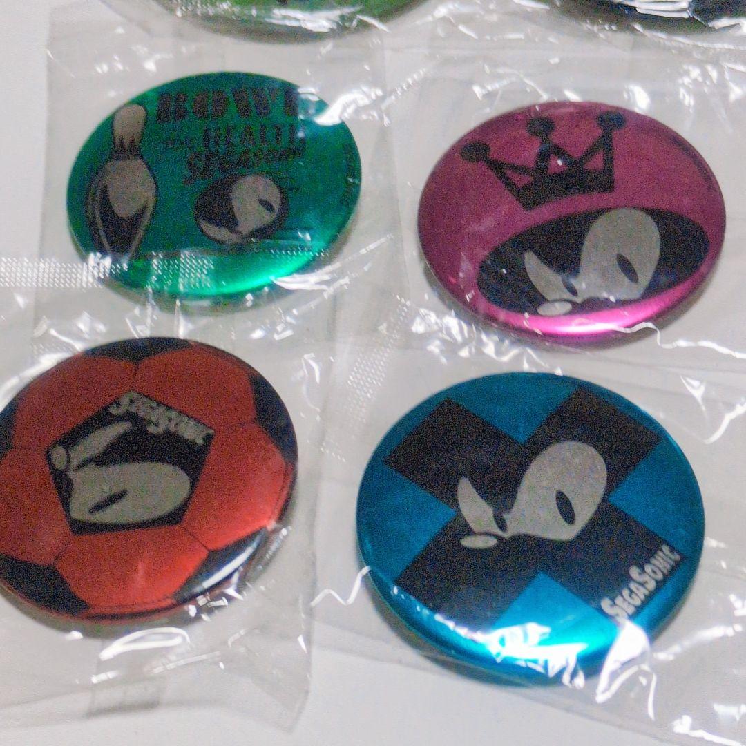 【新品】　ソニック　1990年代　レトロ　缶バッジ　キーホルダー　まとめ売り