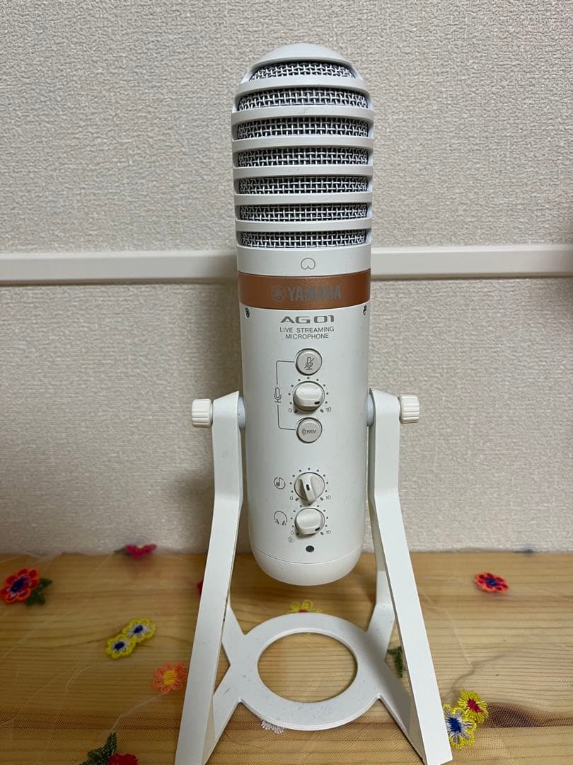 AG-01 コンデンサーマイク ホワイト