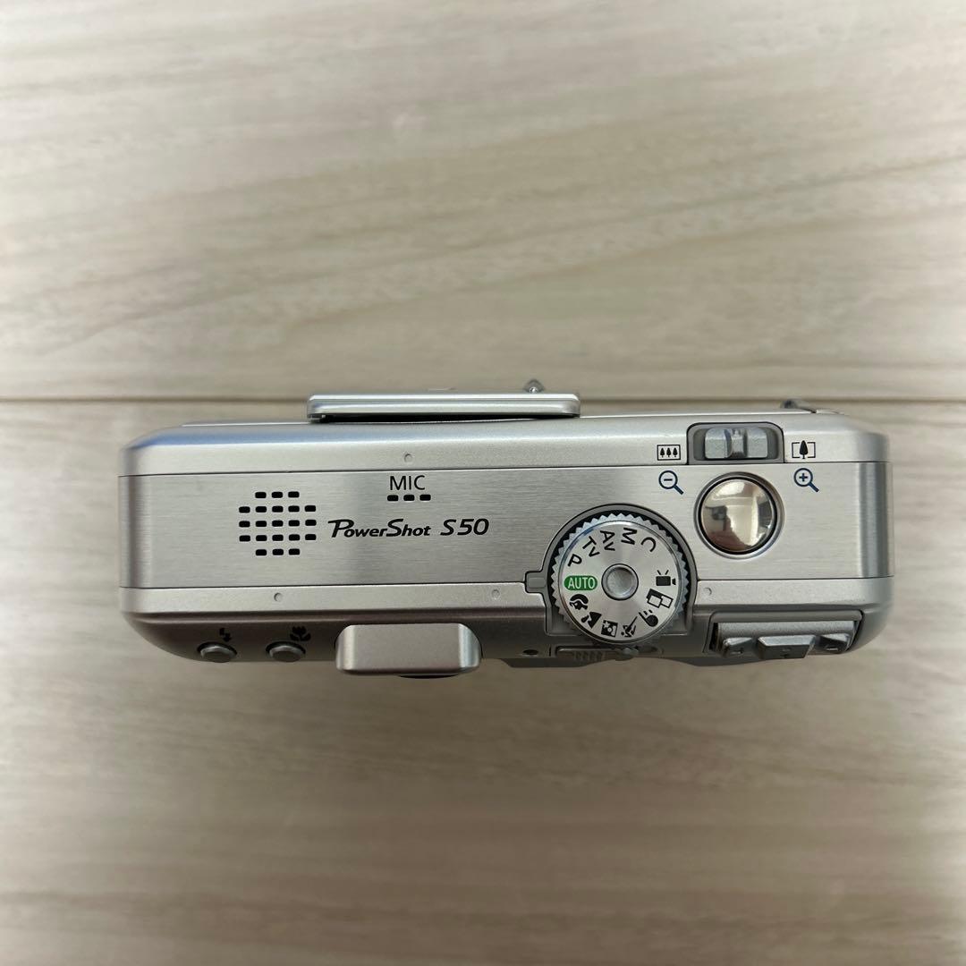【起動確認済】キヤノン パワーショットS50 セット【ジャンク】中古品