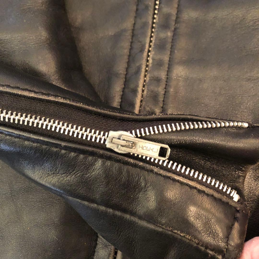 Schott ショットUSAゴーストスカルバックハンドペイントシングルライダース