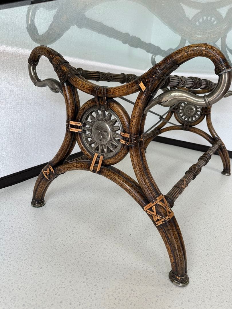 英国 リジェンシー様式 スワンネック ダイニングテーブル