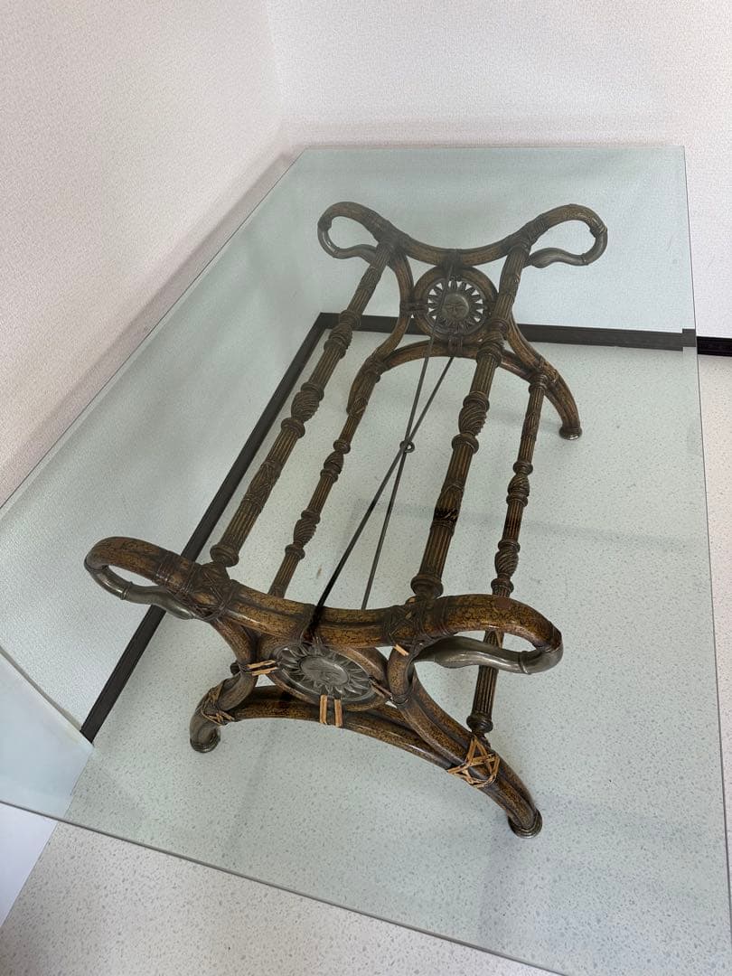 英国 リジェンシー様式 スワンネック ダイニングテーブル