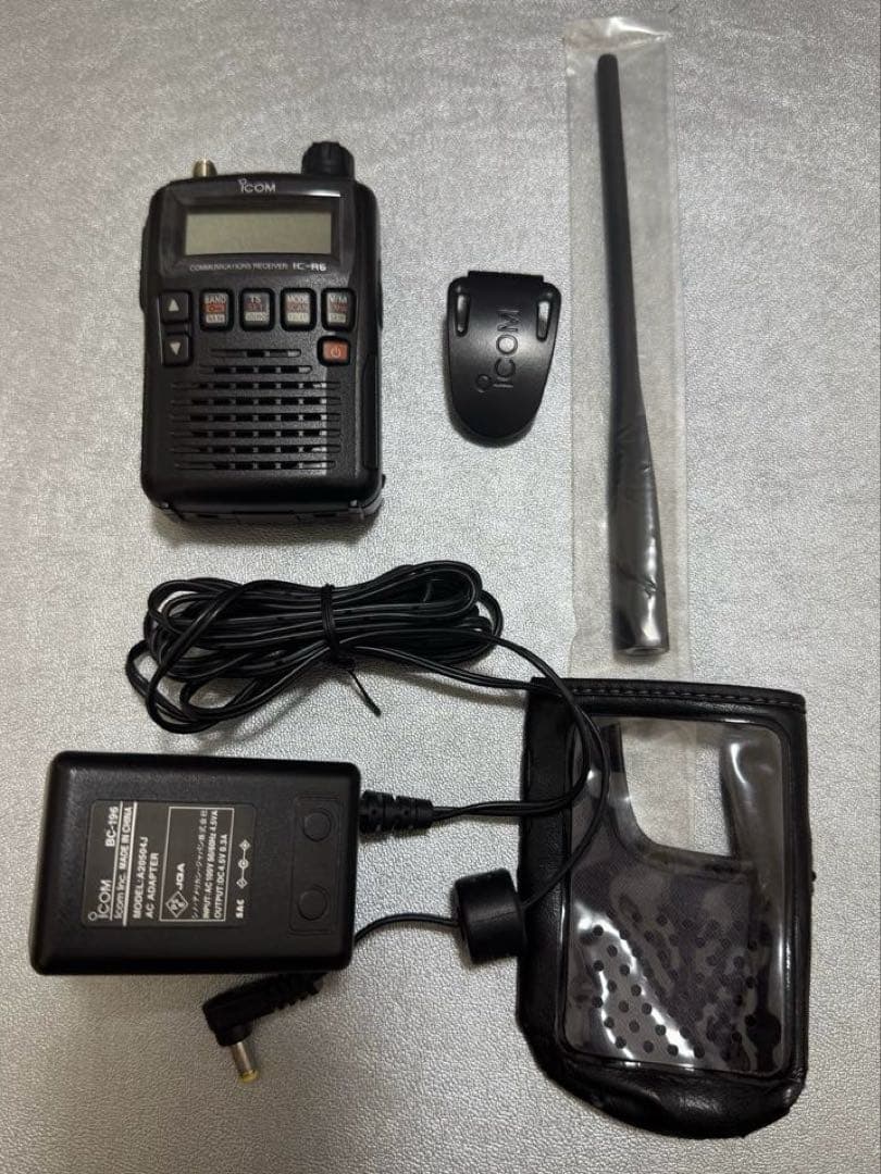 iCOM 広帯域ハンディレシーバー IC-R6 クローニングソフト付き