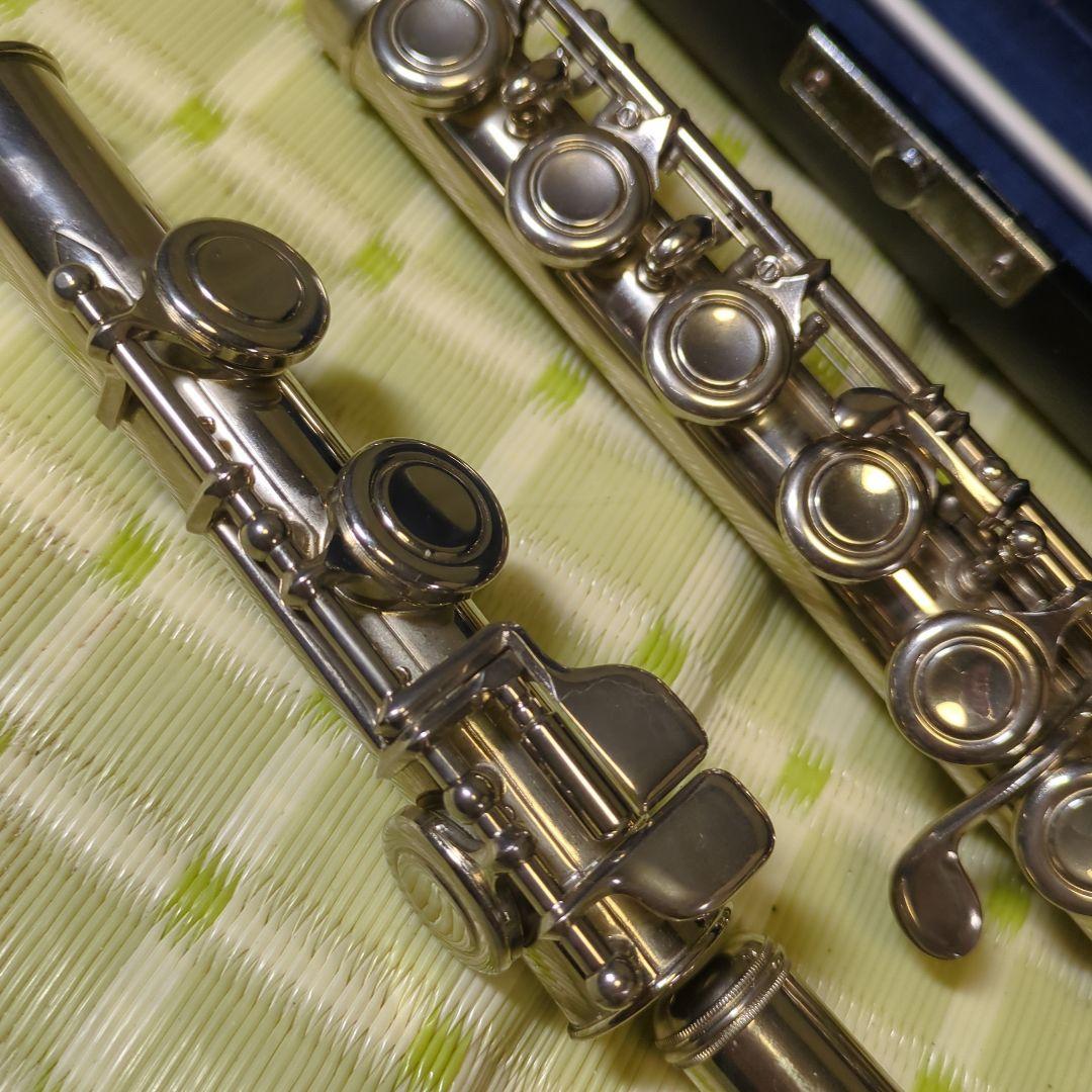 kubo Pearlフルート本体 ケース・バッグ・掃除棒付き