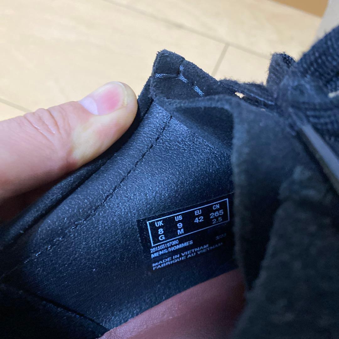 Clarks ワラビー　ブラック