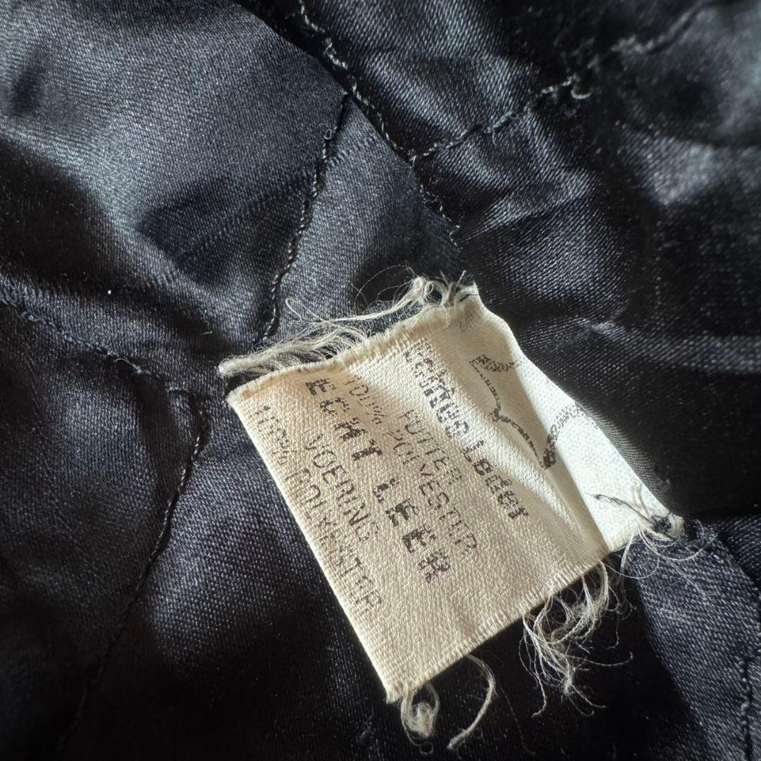 茶芯 ユーロ ヴィンテージ シングルライダース レザージャケット 古着 ブラウン