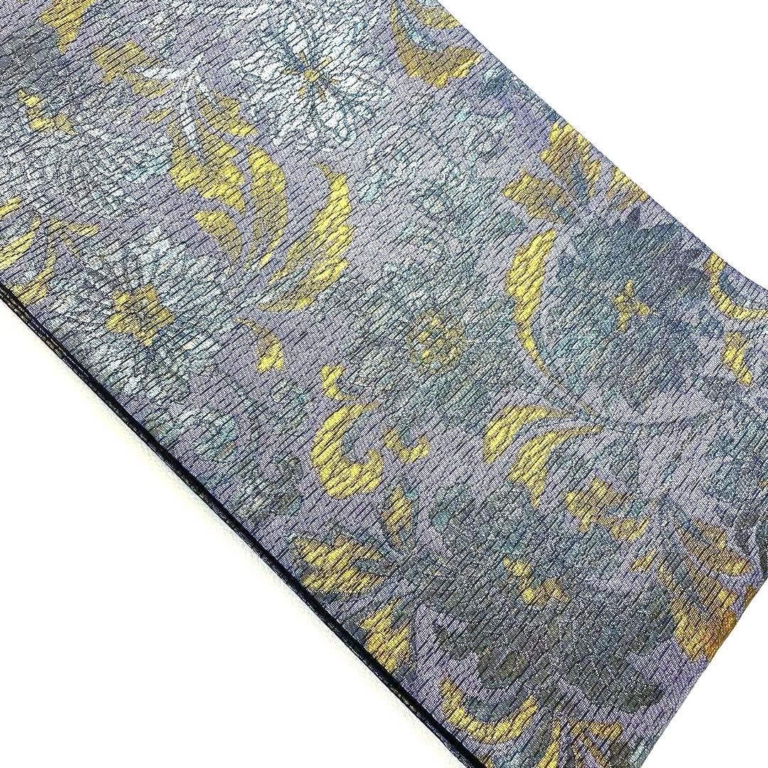 専用帯5021 ●高級 正絹 片面全通 リバーシブル 袋帯